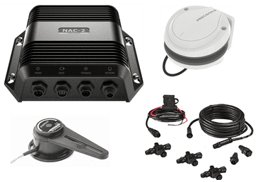 Simrad NAC-2 Autopilot RF Core Pack mit NAC-2 Computer, Precision-9 Kompass und RF-25N Ruderlagengeber