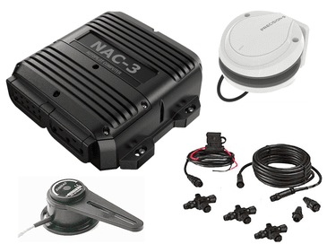 Simrad NAC-3 Autopilot RF Core Pack mit High-Current Computer, Precision-9 Kompass und RF-25N Ruderlagengeber