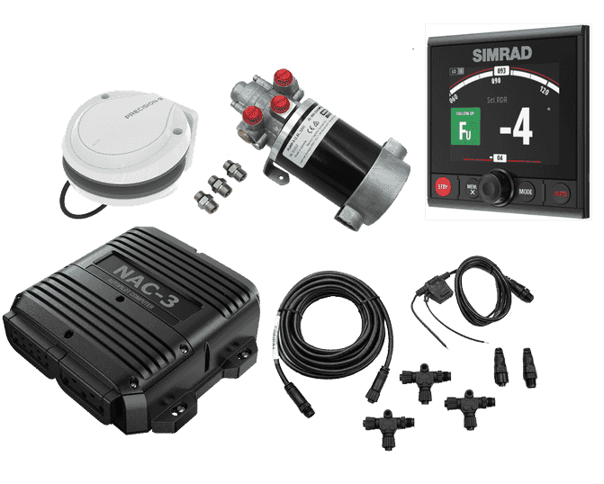 Simrad AP44 VRF High Capacity Pack MKII mit AP44 Farbcontroller, Precision-9 Kompass und PUMP-3