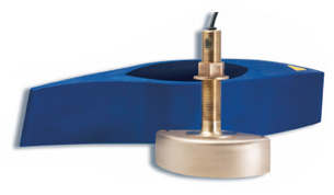 Lowrance B275LH-W 1 kW Bronze-Durchbruchgeber für Low/High-Wide CHIRP und Wassertemperatur mit doppelten 9-Pin-Anschlüssen (Art.-Nr. 000-13771-001) in der Produktansicht