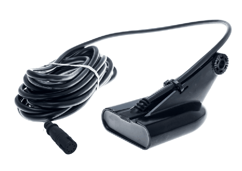 Lowrance HDI Skimmer 50/200/455/800 kHz Heckmontagegeber mit 8-Pin Push-Fit-Stecker für Hook2 und Hook Reveal (Art.-Nr. 000-15639-001) in der Produktansicht