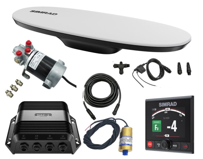 Simrad AP44 VRF Medium Capacity Pack MKII mit AP44 Farbcontroller, HS65 GNSS Kompass und PUMP-2