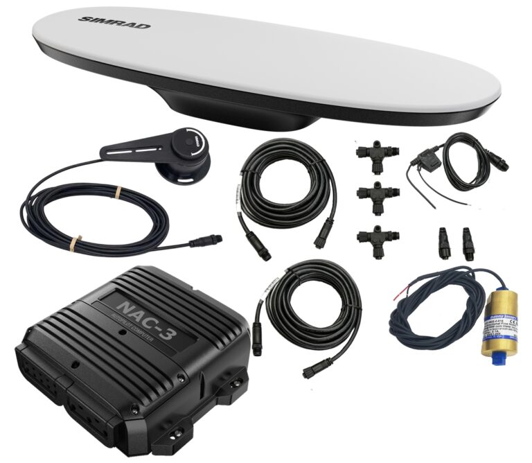 Simrad NAC-3 Performance Autopilot Core Pack RF mit HS65 GNSS Kompass, RF-25N Ruderfeedback und SteadySteer