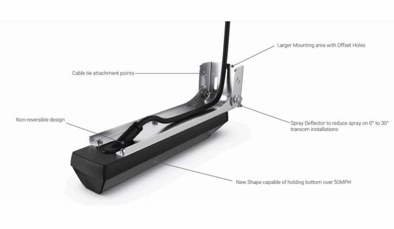Lowrance Active Imaging HD 3-in-1 Transducer mit 7,6-m-Kabel und 9-Pin-Anschluss (Art.-Nr. 000-16062-001) in der Produktansicht