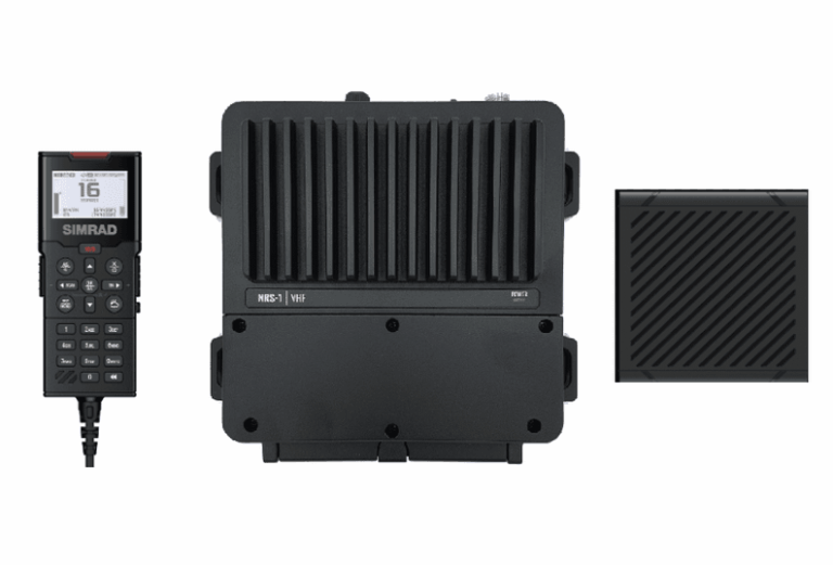 Simrad RS100 Blackbox VHF Seefunkgerät System mit NRS-1 Modul, HS100 Handset und SP100 Lautsprecher (000-15643-001)