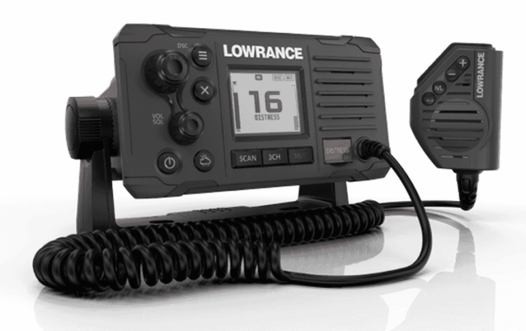 Lowrance Link-6S Marine DSC VHF Funkgerät mit integriertem GPS (000-14493-001) für Angelboote