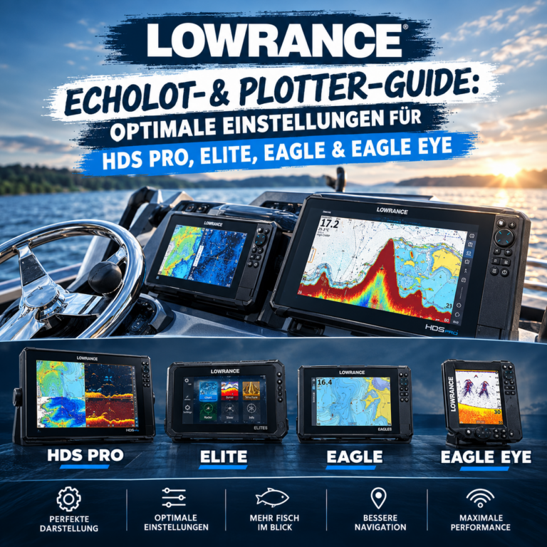Lowrance HDS Pro, Elite FS, Eagle, und Eagle Eye Echolote/Plotter im Vergleich – Beitragsbild