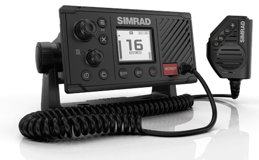 Simrad RS20 Class D DSC VHF Funkgerät mit integriertem GPS (000-14491-001) für Angelboote